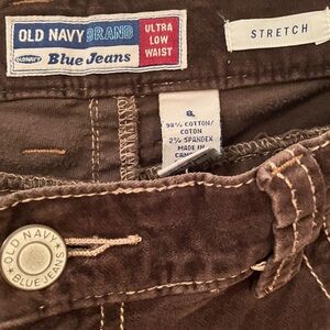 Old Navy Chocolate Velveteen Jeans